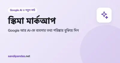 স্কিমা মার্কআপ — ব্যবসার নাম, ঠিকানা, ফোন আর সময় সাজানো কোডের সহজ ছবি